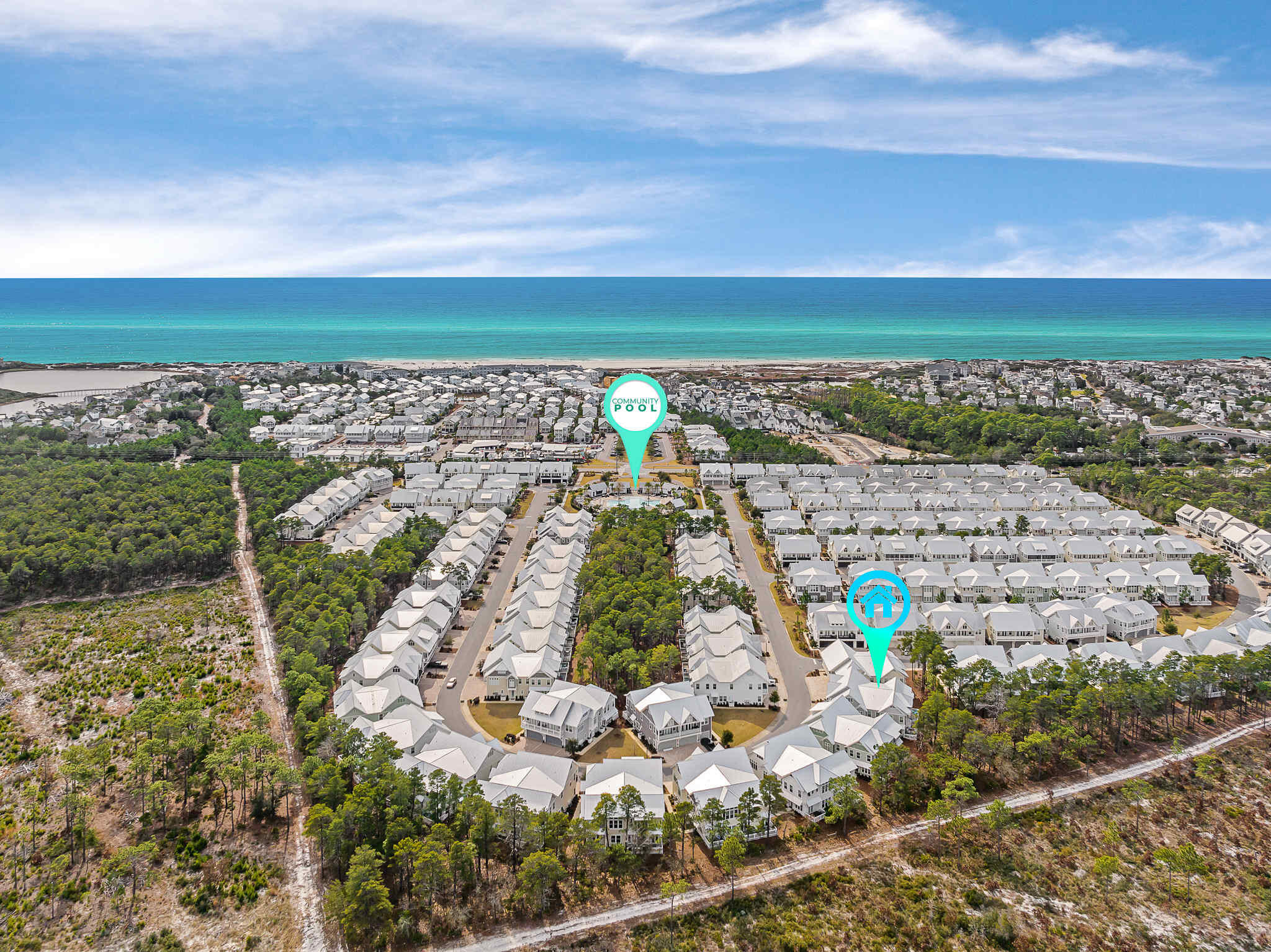 117 West W Pine, Unit A Inlet Beach, FL 32461 - Photo 25 of 30 Home to pool