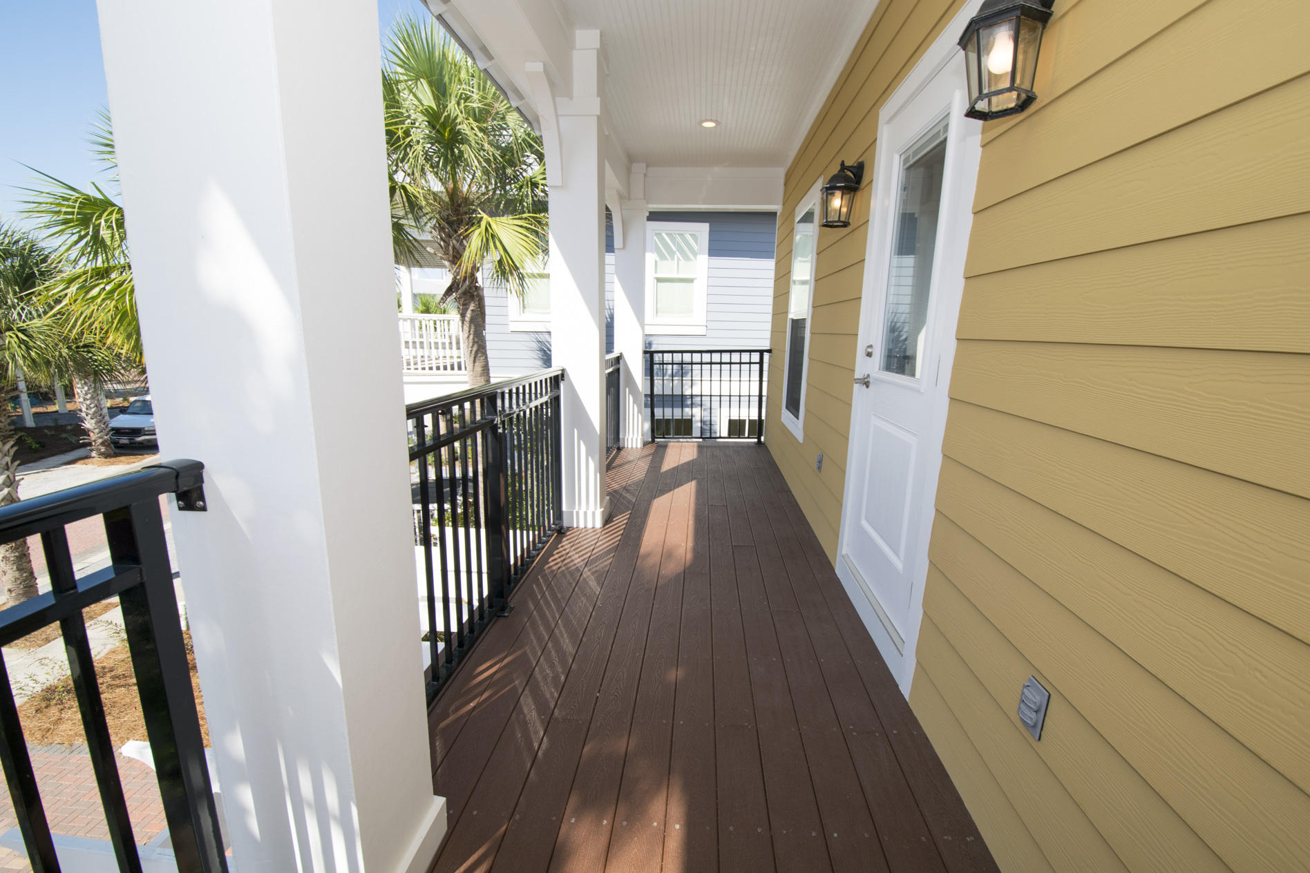 35 The Greenway Loop Inlet Beach, FL 32461 - Photo 25 of 37 a view of a hallway with wooden floor and staircase