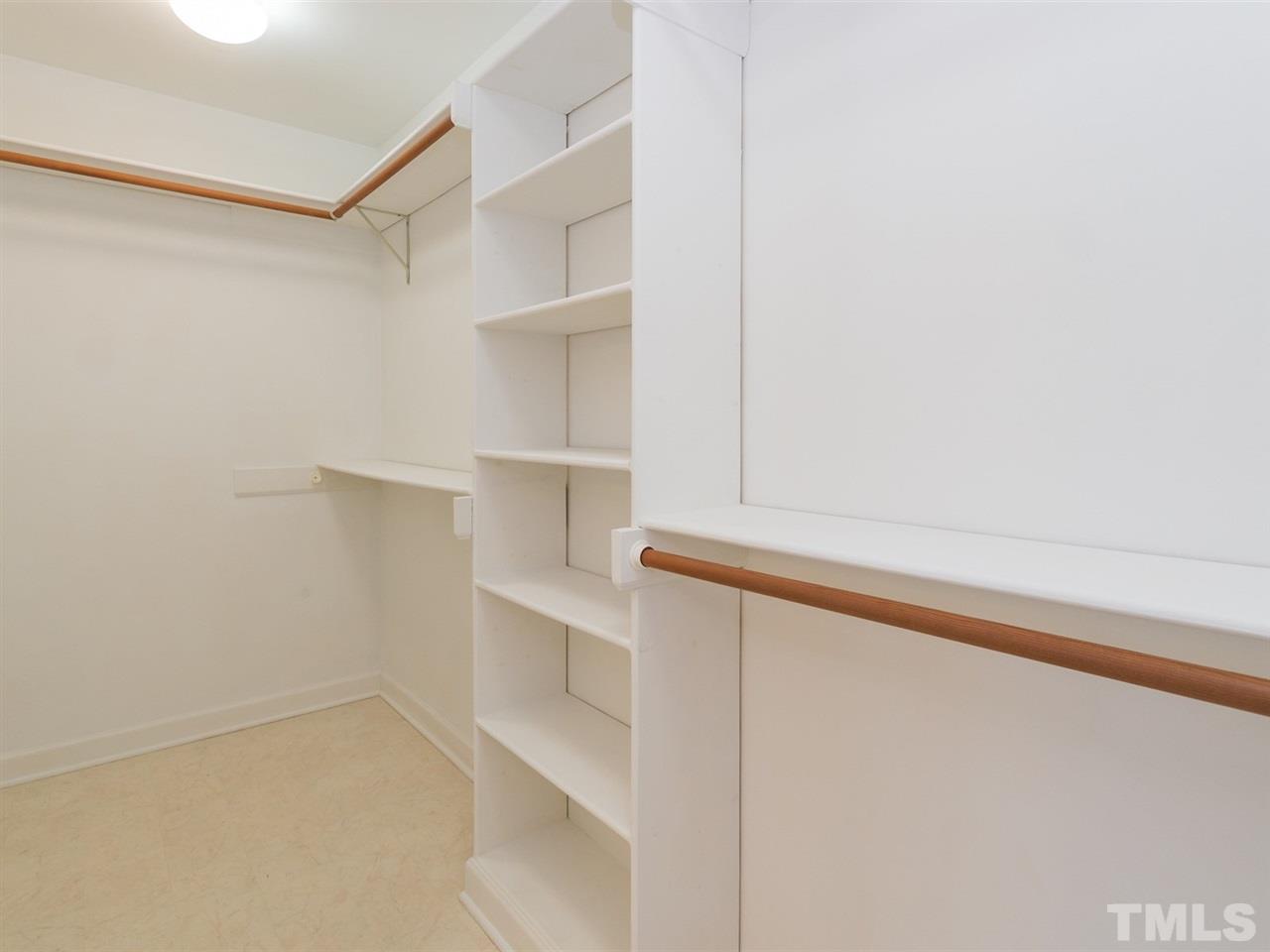 4321 James Road Raleigh, NC 27616 - Photo 14 of 23 a view of an empty walk in closet