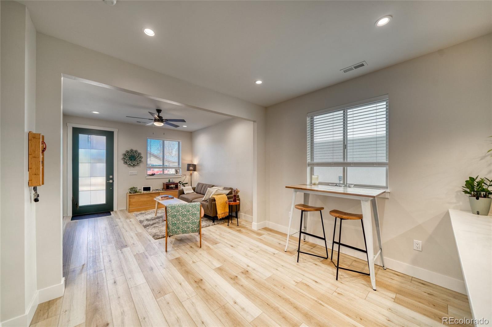 601 Scott Street, Unit A Salida, CO 81201 - Photo 12 of 31 a living room with furniture and a wooden floor