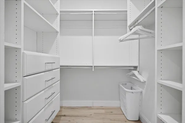 a view of walk in closet