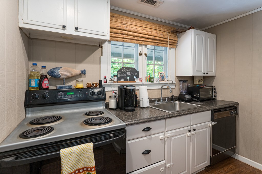 275 Village Road Murphy, NC 28906 - Photo 19 of 47 a kitchen with a stove and a white cabinets