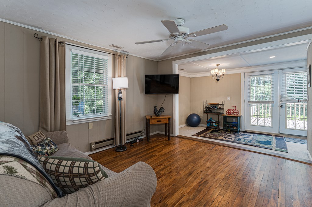 275 Village Road Murphy, NC 28906 - Photo 23 of 47 a bedroom with furniture and a large window