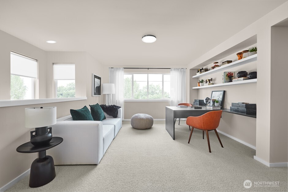 5725 160th Street Southwest Edmonds, WA 98026 - Photo 9 of 10 a living room with furniture and a large window