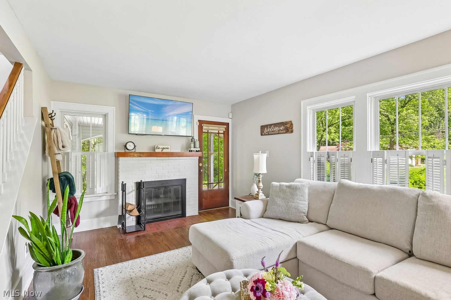 1826 Arndale Road Stow, OH 44224 - Photo 10 of 46 White wooden shutters on all living room windows