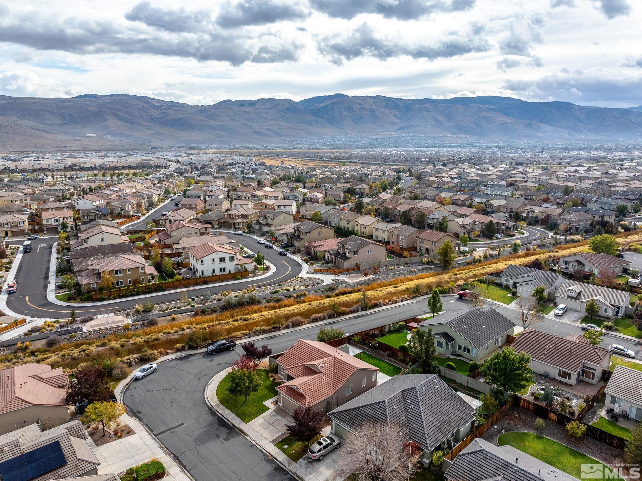 1890 San Joaquin Drive Reno, NV 89521 - Photo 7 of 31 an aerial view of residential houses and outdoor space