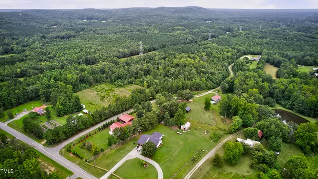 an aerial view of city