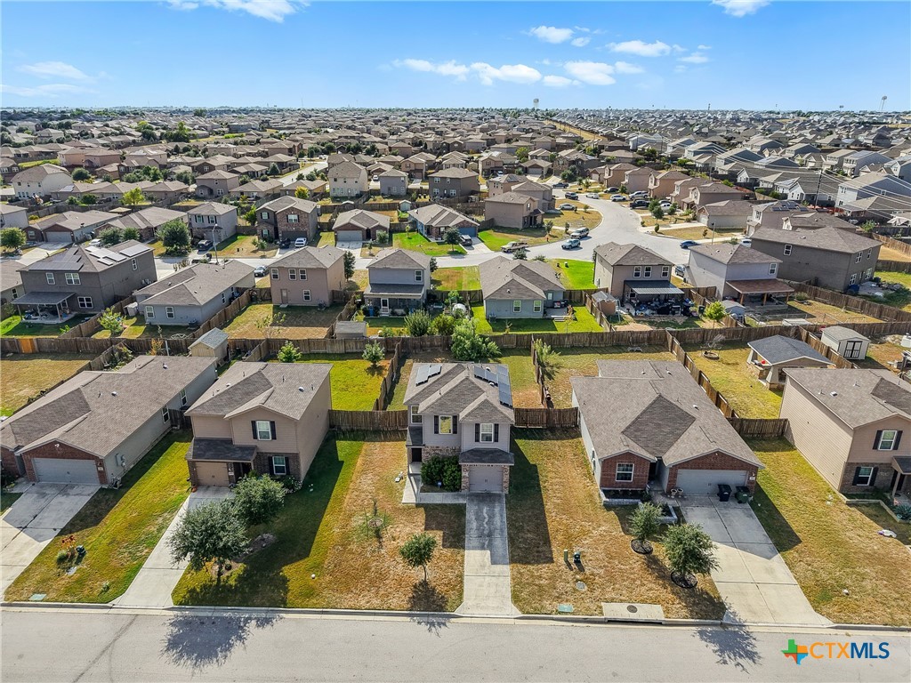 137 Bridges Lane Jarrell, TX 76537 - Photo 34 of 34 an aerial view of residential houses with outdoor space