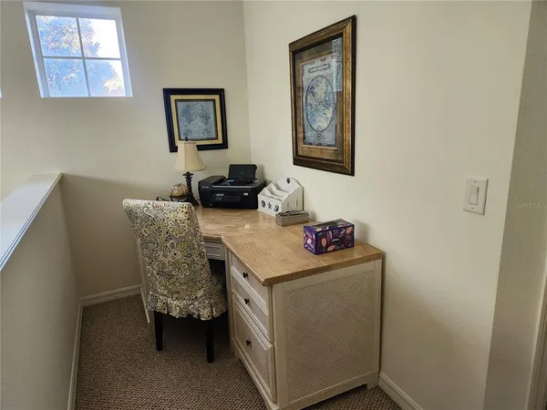 a room with storage and utility