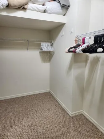 a view of a closet