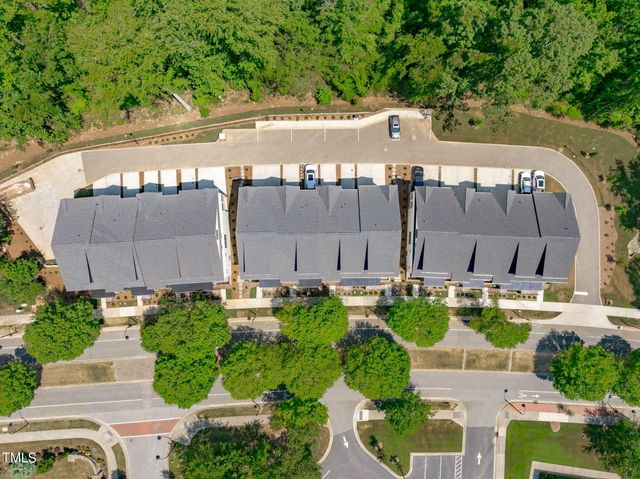 an aerial view of residential house with outdoor space