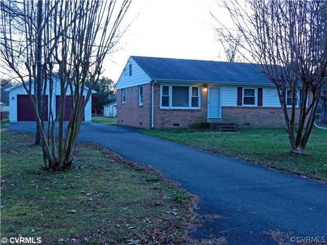 1805 Stevie Road Sandston, VA 23150 - Photo 1 of 11 Exterior Front - 1080sqft Immaculate Ranch with De