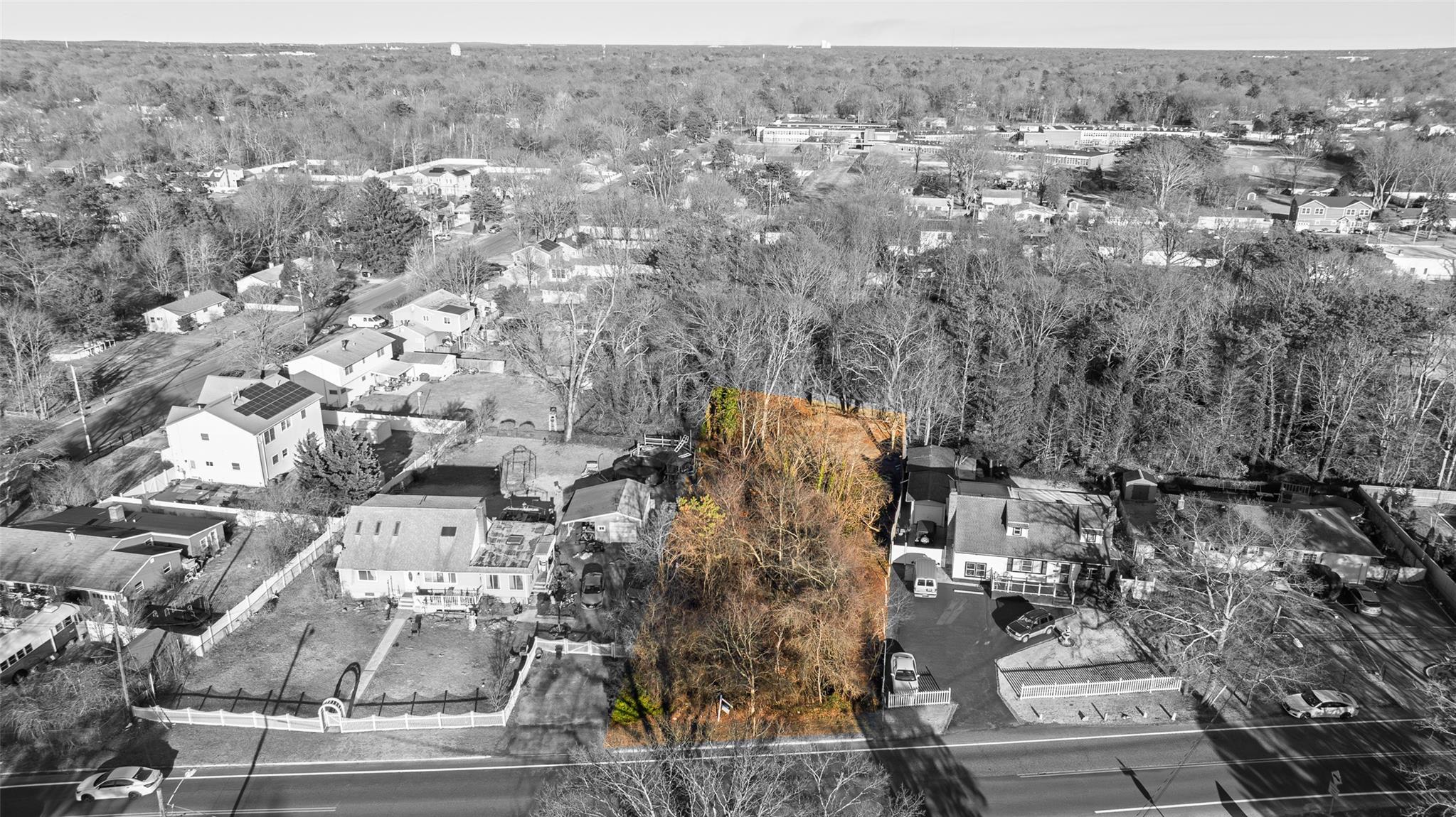 Howells Road Bay Shore, NY 11706 - Photo 4 of 15 Drone / aerial view with a residential view