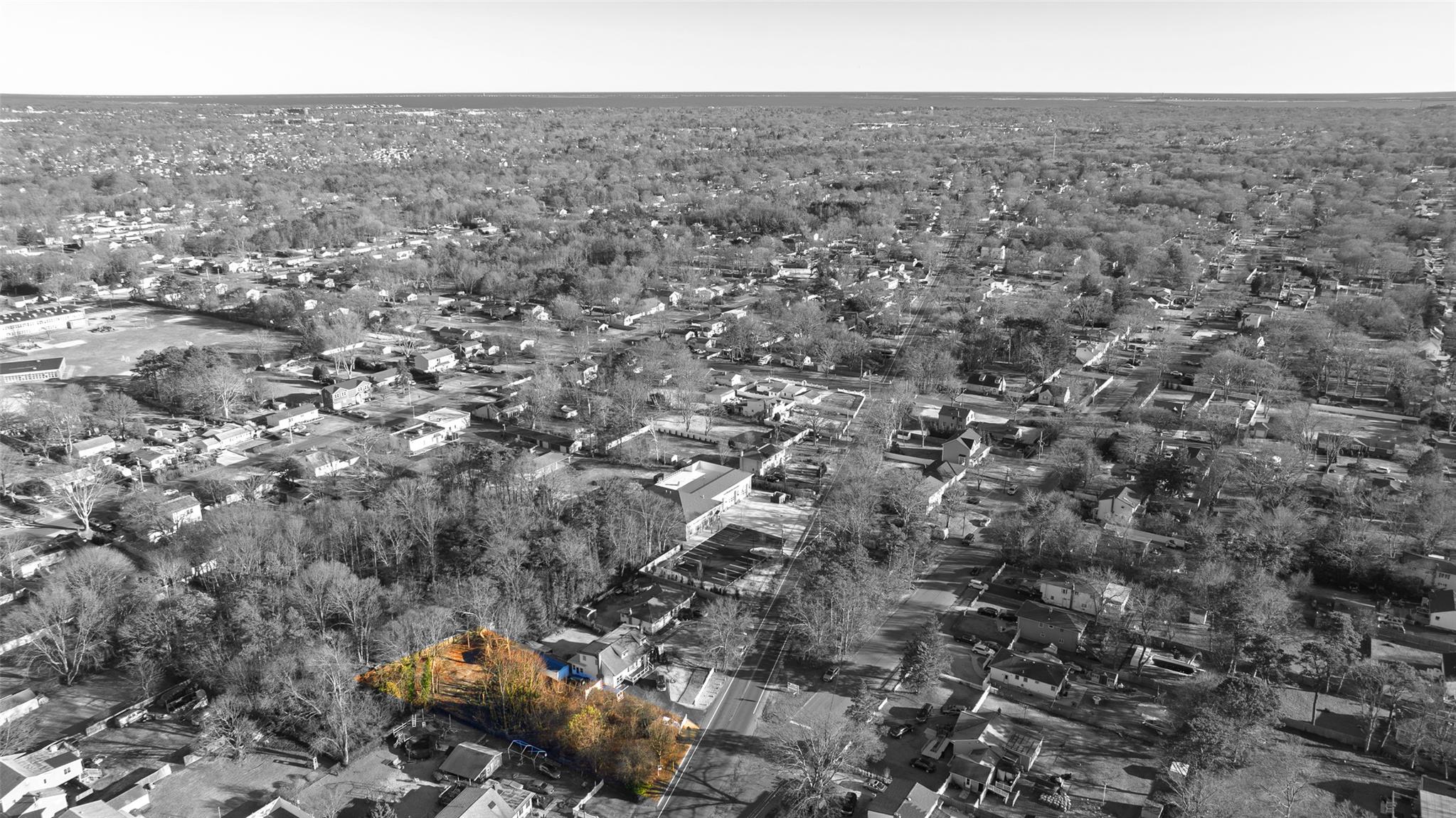 Howells Road Bay Shore, NY 11706 - Photo 8 of 15 Aerial view with a residential view