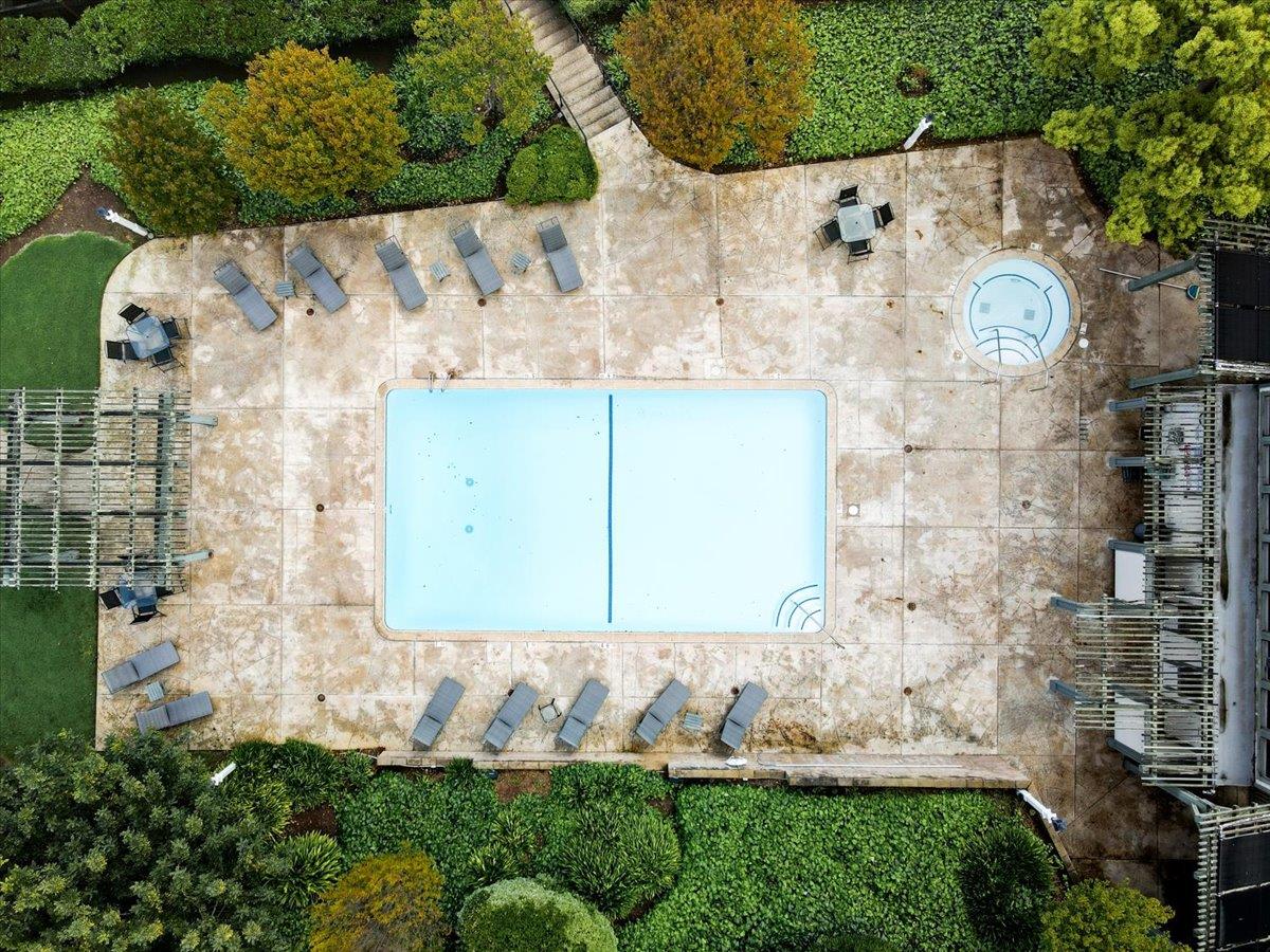 945 Oak Park Drive Morgan Hill, CA 95037 - Photo 45 of 46 an aerial view of a house with a yard