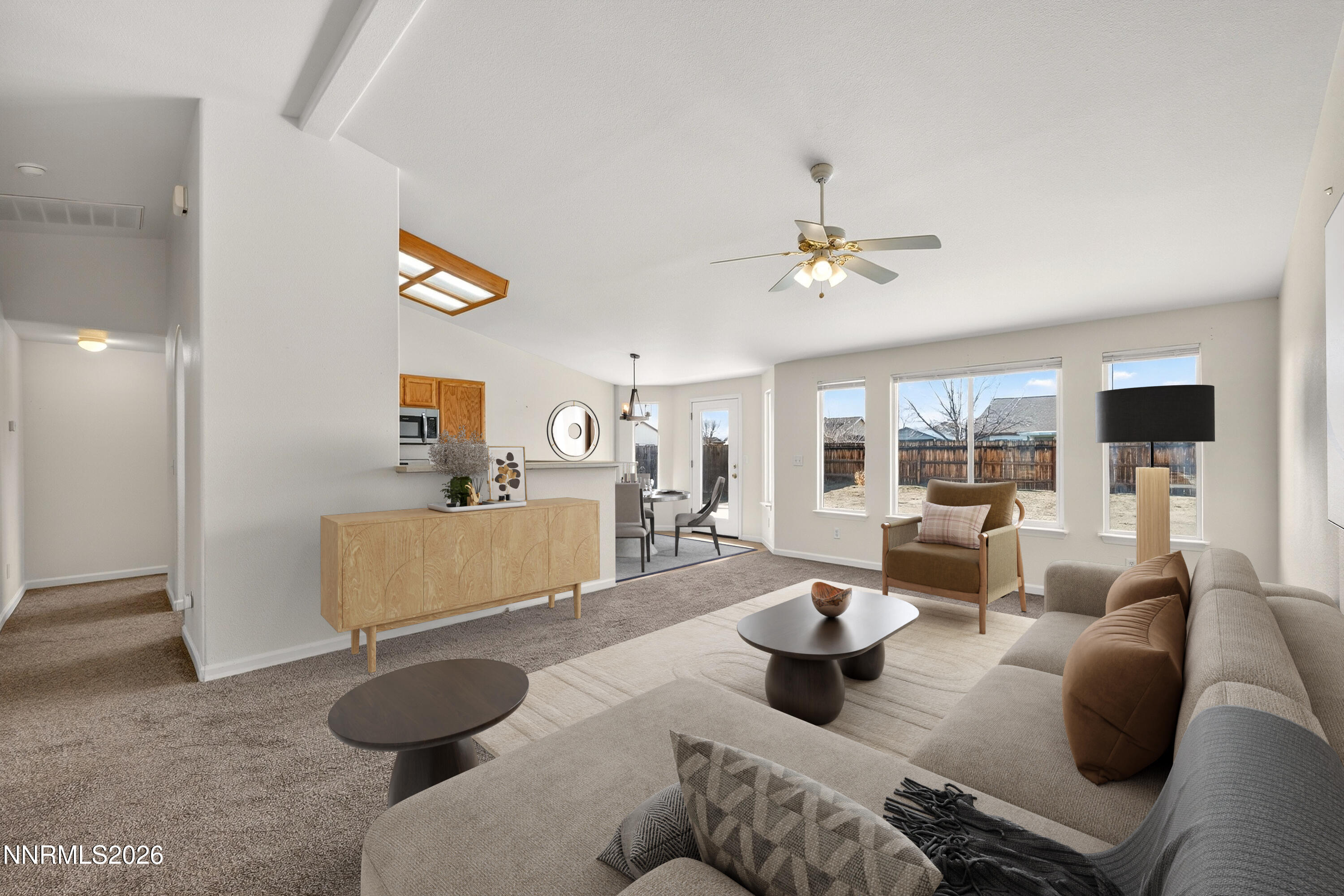 1222 Eagle Rock Road Fallon, NV 89406 - Photo 3 of 27 a living room with furniture and a large window