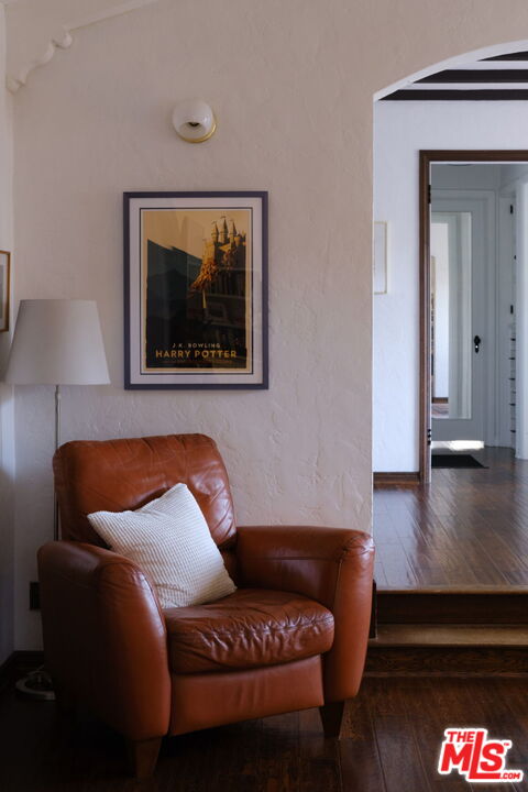 708 South Cedar Street Glendale, CA 91205 - Photo 14 of 38 a living room with furniture and a wooden floor