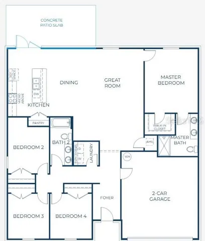 a picture of a floor plan