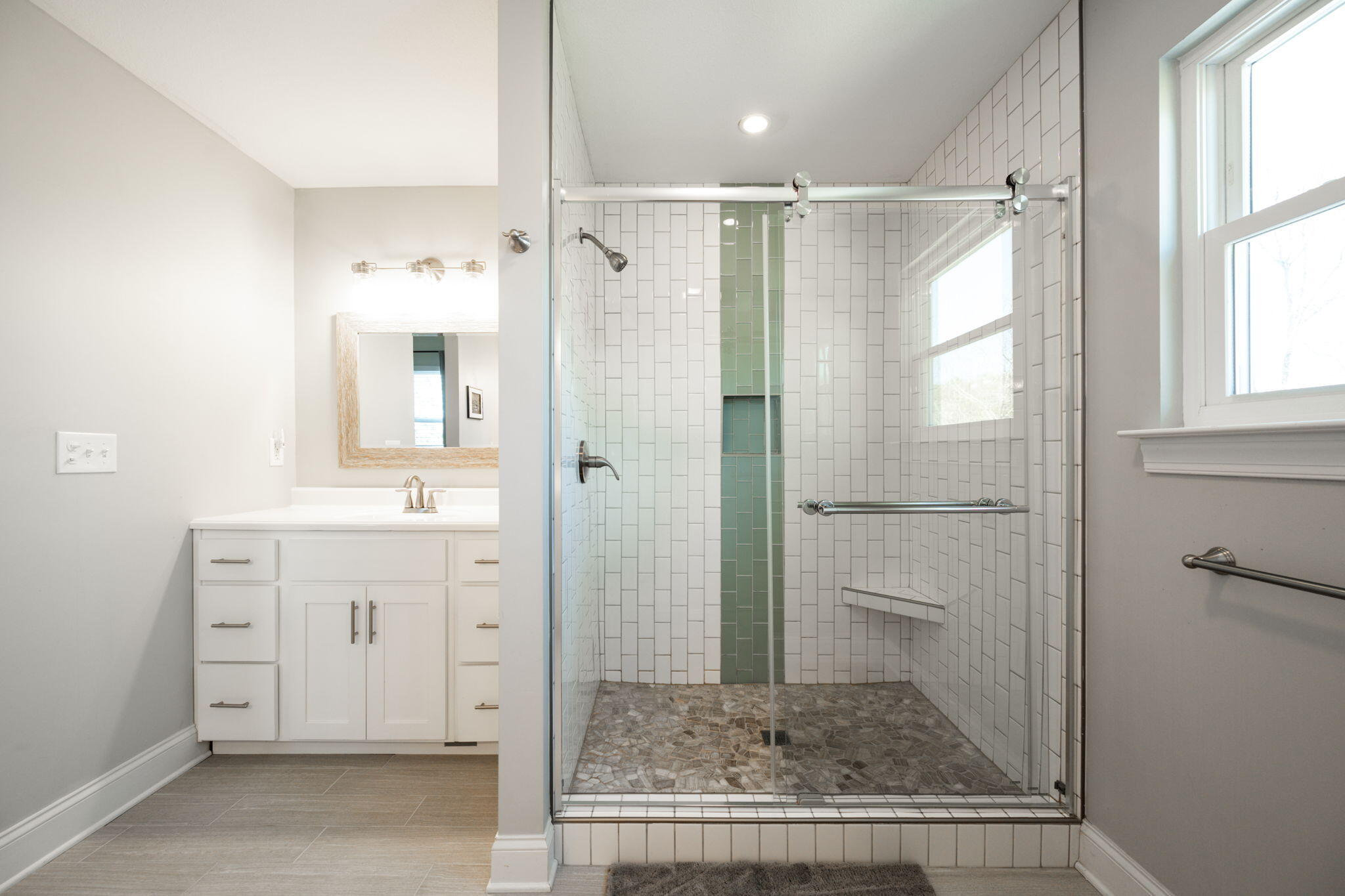 6909 Sims Road Harrison, TN 37341 - Photo 45 of 96 Walk in Tile Shower