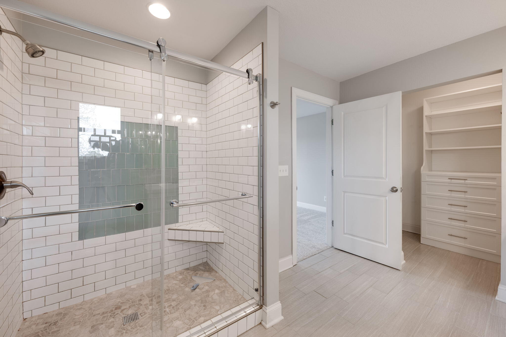 6909 Sims Road Harrison, TN 37341 - Photo 54 of 96 Walk in Tile Shower