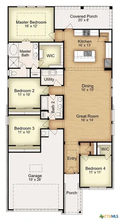 $332,000 | 7209 Touchstone Drive, Temple, TX 76502