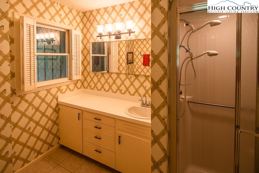 356 Balsam Road Boone, NC 28607 - Photo 21 of 37 a bathroom with a shower and a sink