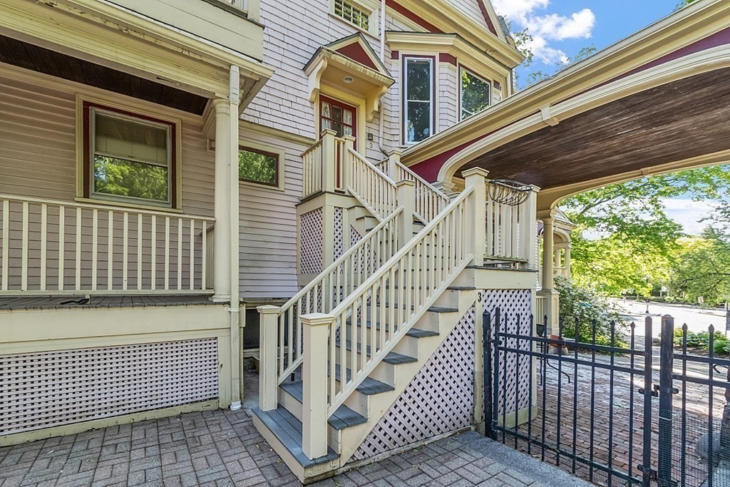 2 Gardner Road, Unit 3 Brookline, MA 02445 - Photo 24 of 32 a view of a house with a deck