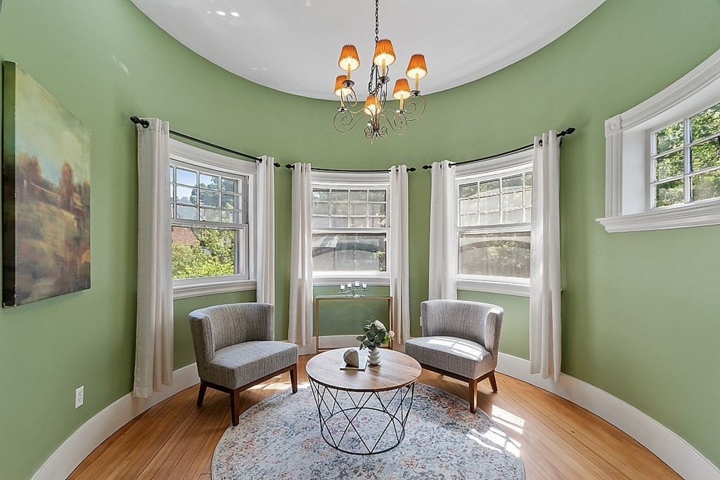 2 Gardner Road, Unit 3 Brookline, MA 02445 - Photo 6 of 32 a living room with furniture and a window