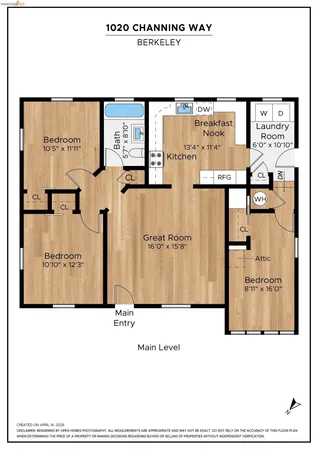$859,000 | 1020 Channing Way, Berkeley, CA 94710