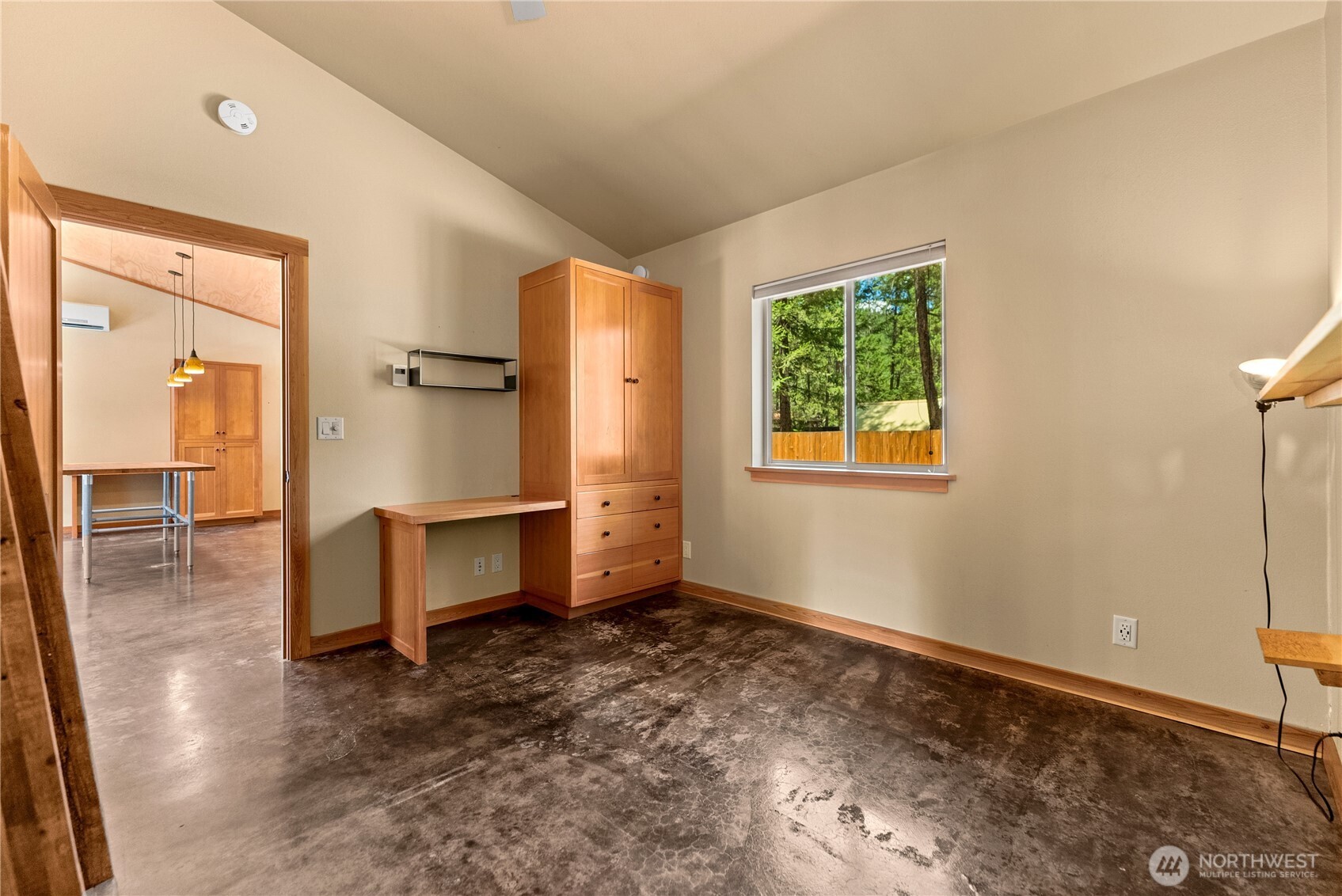 16 Littell Road Mazama, WA 98833 - Photo 14 of 40 a view of room with window and wooden floor