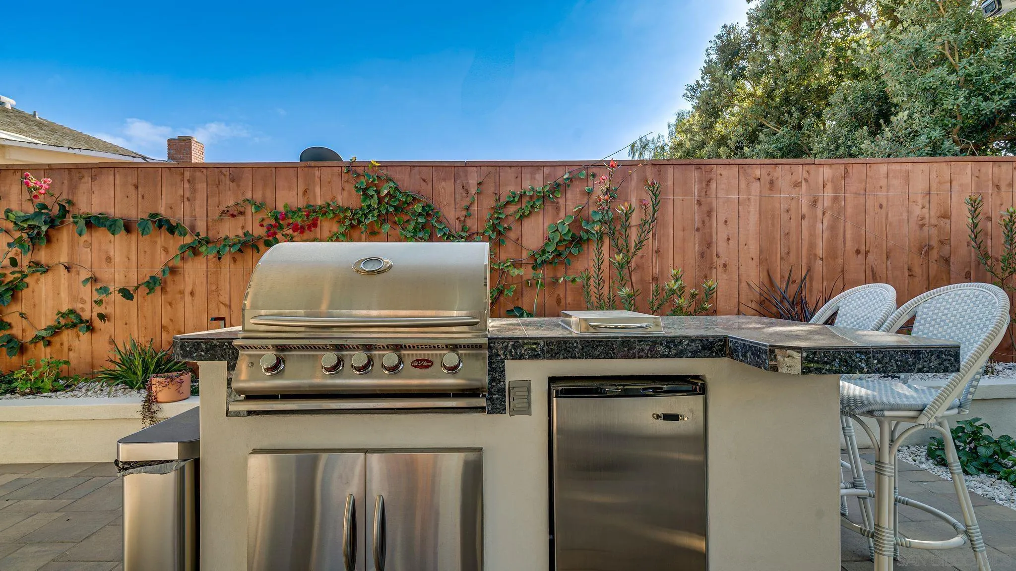14146 Recuerdo Drive Del Mar, CA 92014 - Photo 38 of 54 a view of barbeque grill with granite counter top