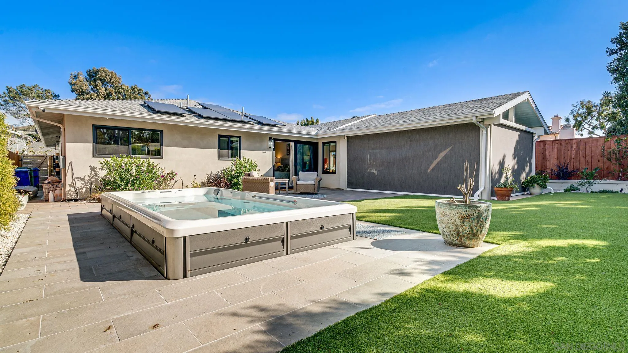 14146 Recuerdo Drive Del Mar, CA 92014 - Photo 41 of 54 a front view of house with yard