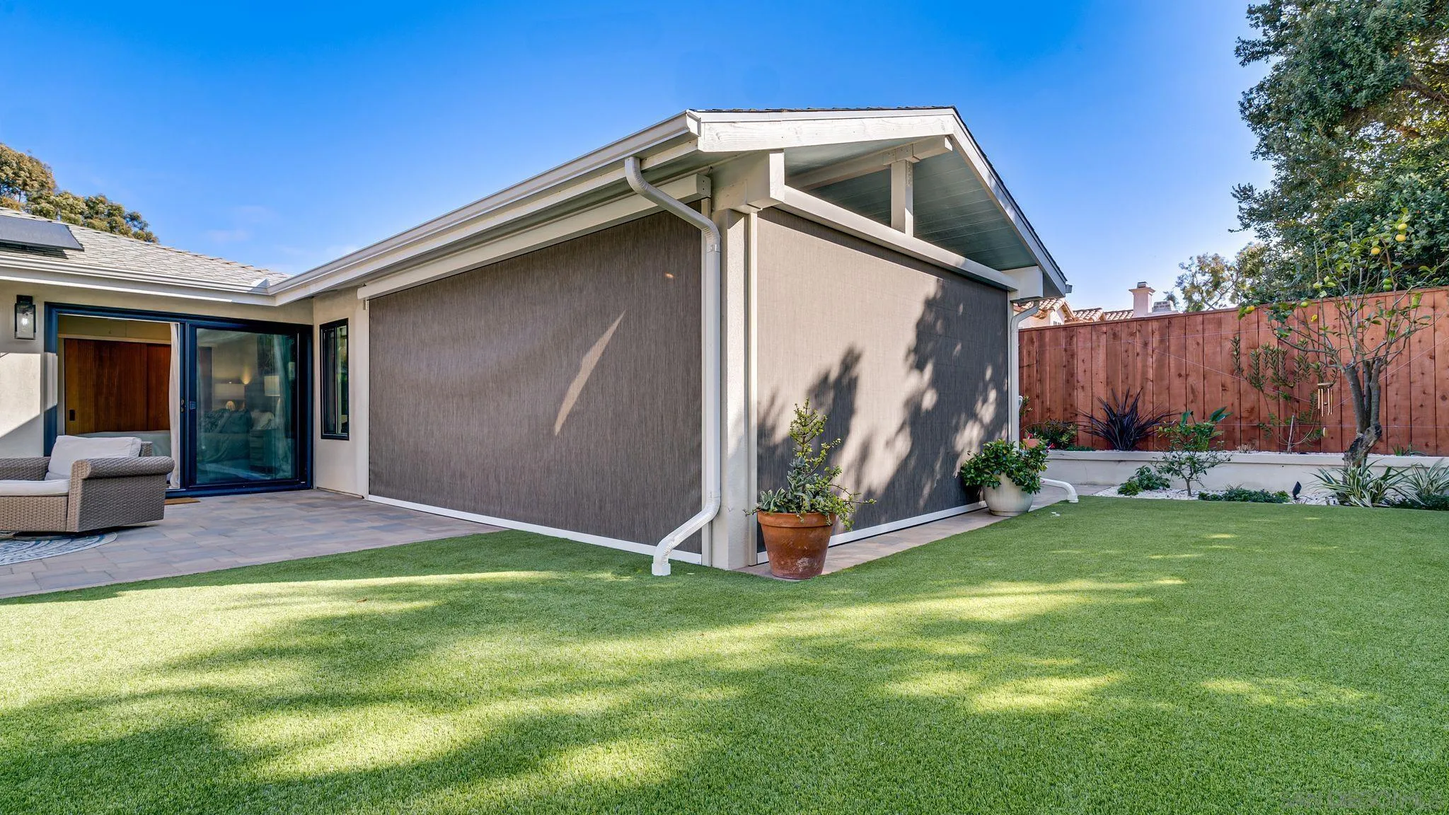 14146 Recuerdo Drive Del Mar, CA 92014 - Photo 43 of 54 a view of a backyard with a tub