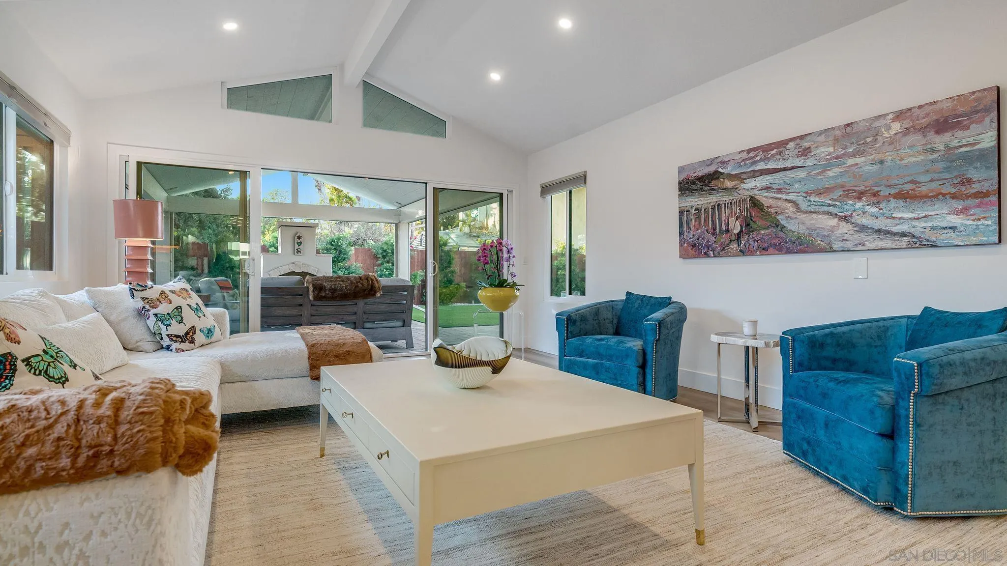14146 Recuerdo Drive Del Mar, CA 92014 - Photo 7 of 54 a living room with furniture and a large window