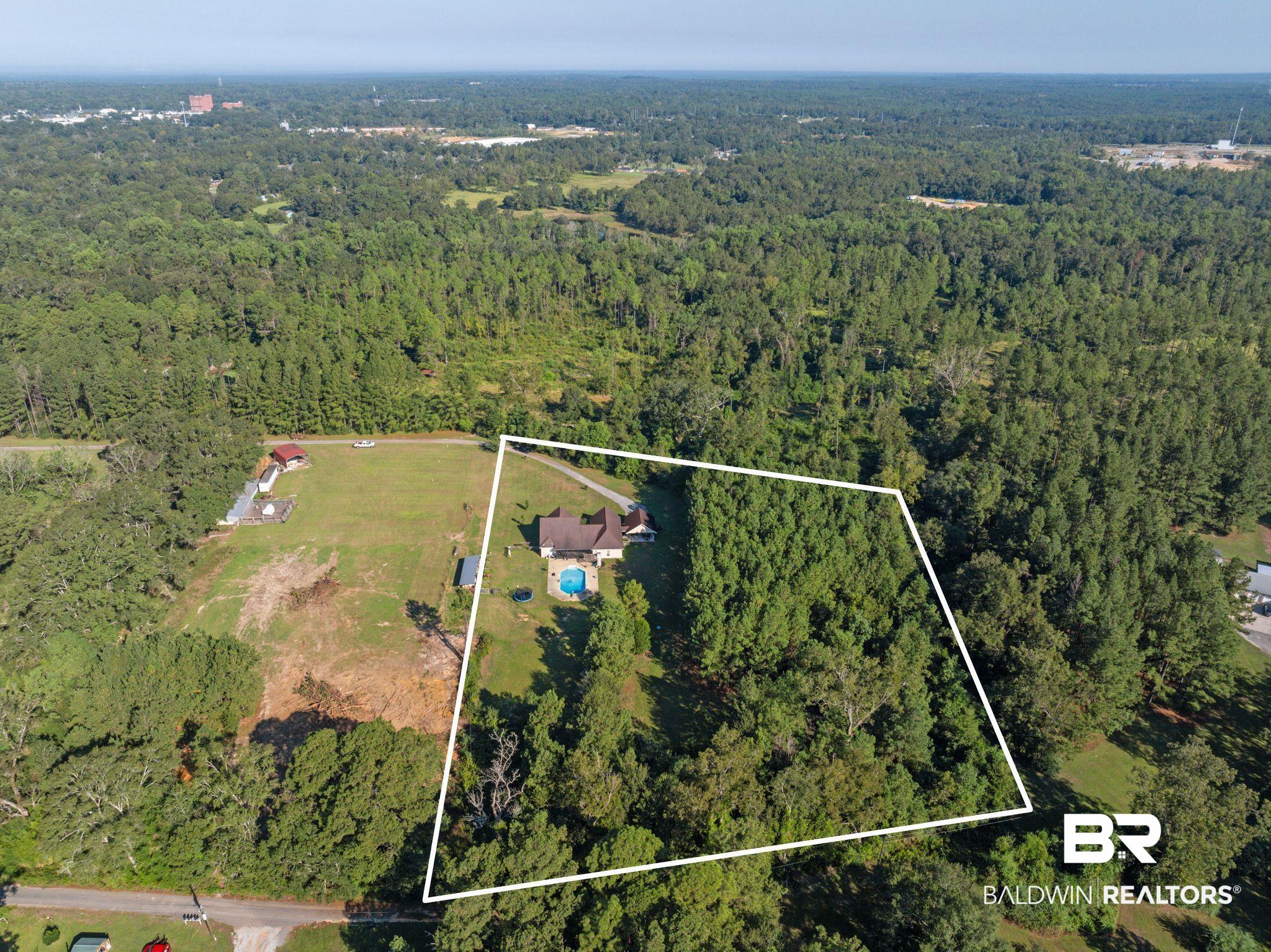 15635 North A N Brady Road Bay Minette, AL 36507 - Photo 49 of 51 Aerial view