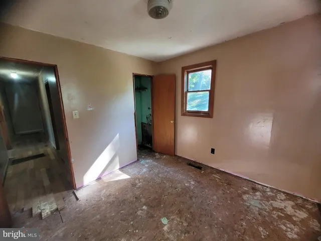 a view of an empty room