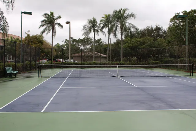 a view of a tennis court