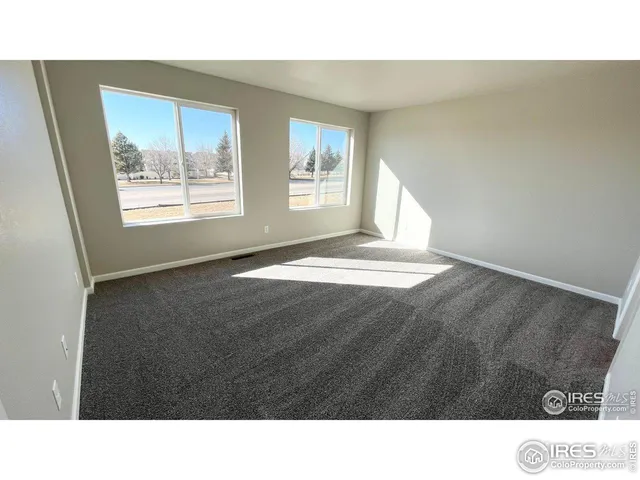 a open hall with a window