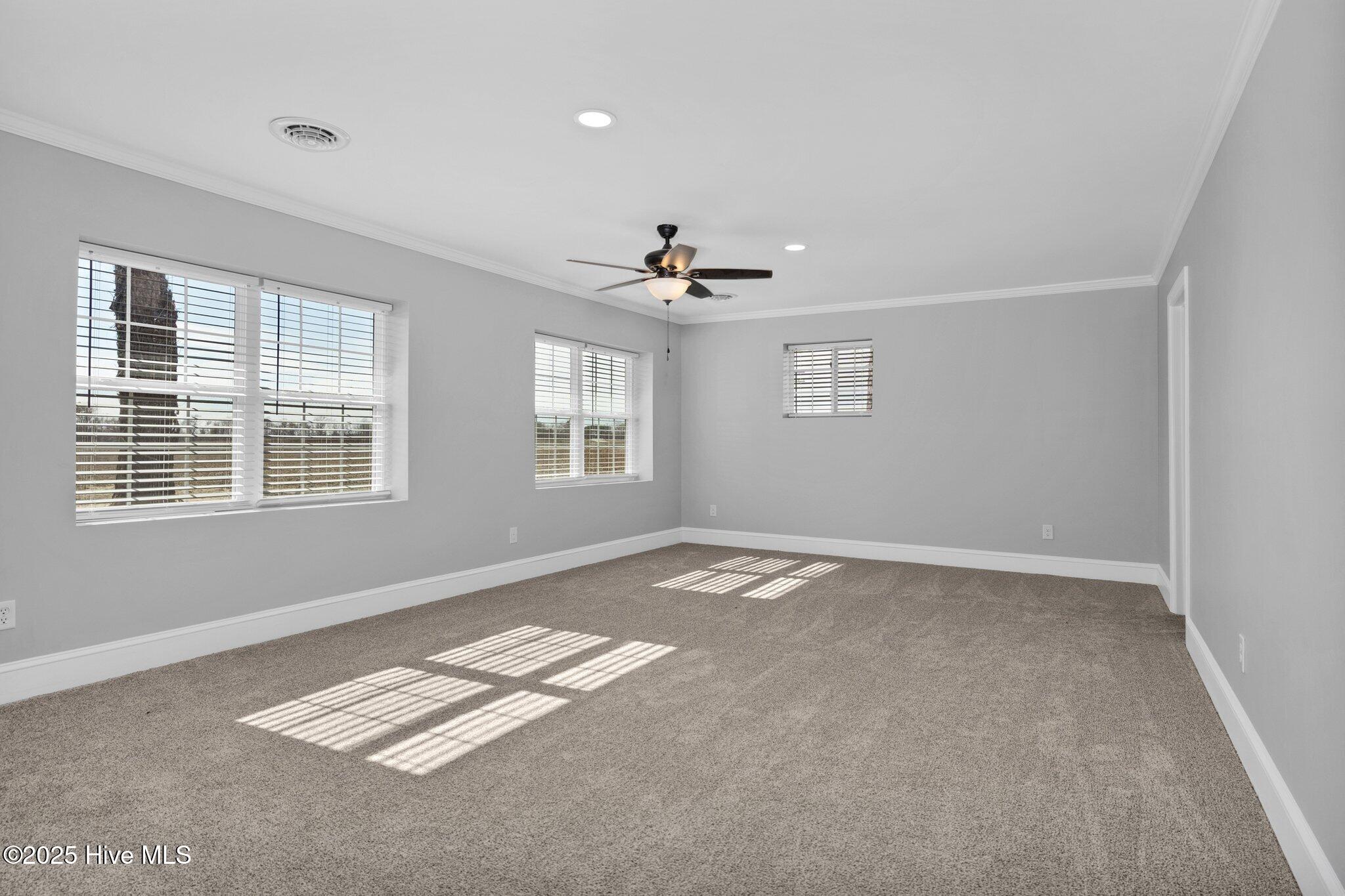 1245 Davistown-Mercer Road Pinetops, NC 27864 - Photo 19 of 40 27 x27 Large Primary en suite, all new carpet, lighting, windows, ceiling fans with lots of light