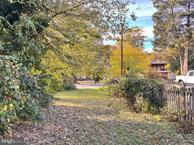 a view of yard with green space