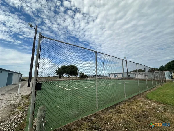 a view of a tennis court
