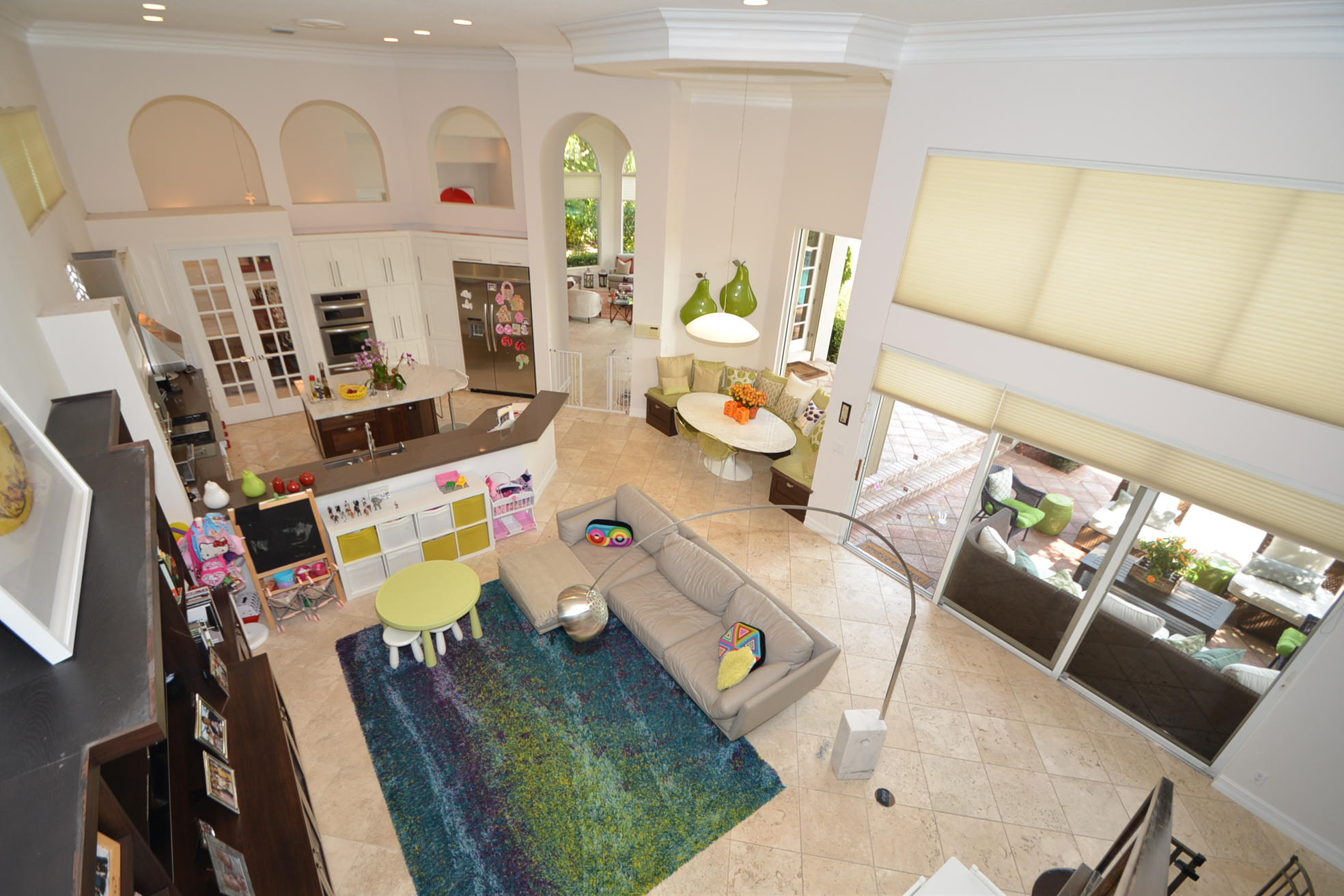 6454 Enclave Way Boca Raton, FL 33496 - Photo 10 of 36 Family Room-Kitchen from Upstairs