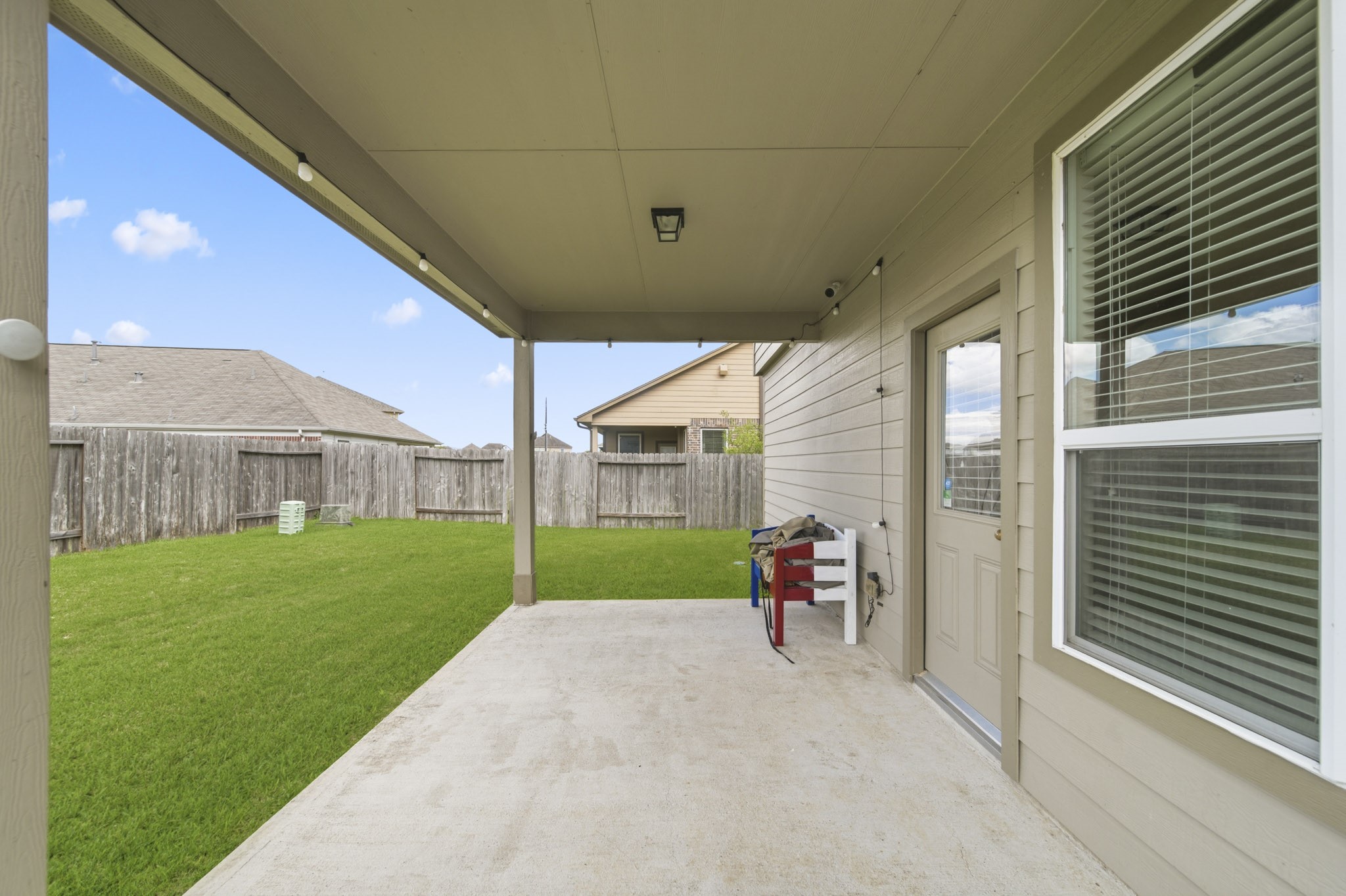 3010 Coachmaker Trail Rosenberg, TX 77471 - Photo 21 of 26 This backyard features a capacious area perfect for outdoor seating and dining as well.