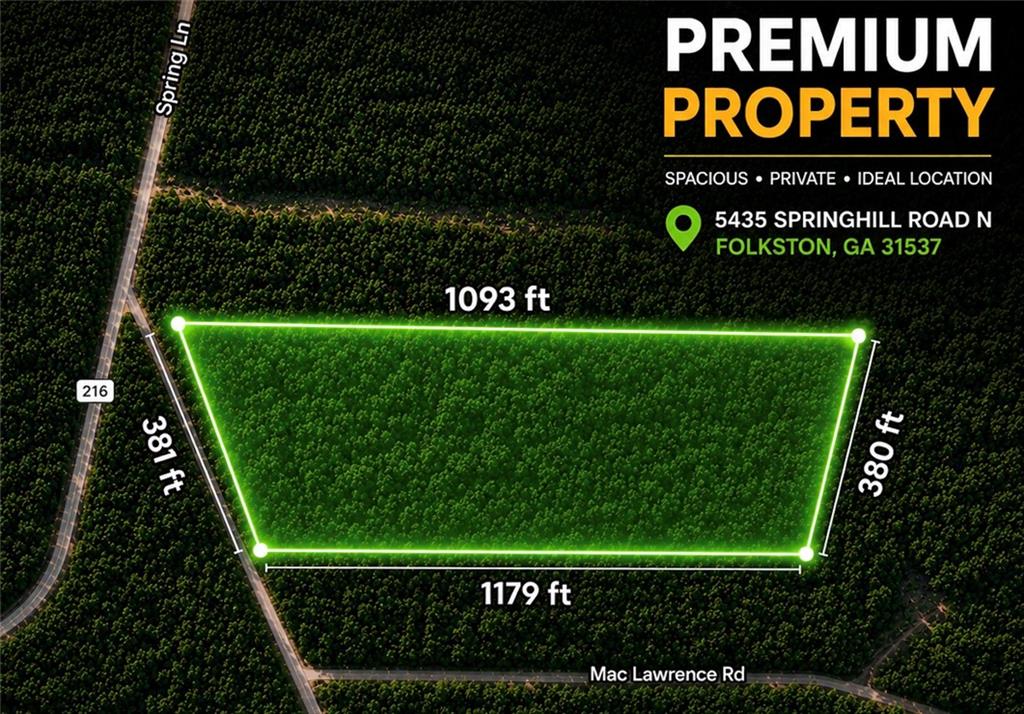 5435 Springhill Road North Folkston, GA 31537 - Photo 1 of 24 a view of a sign in a park