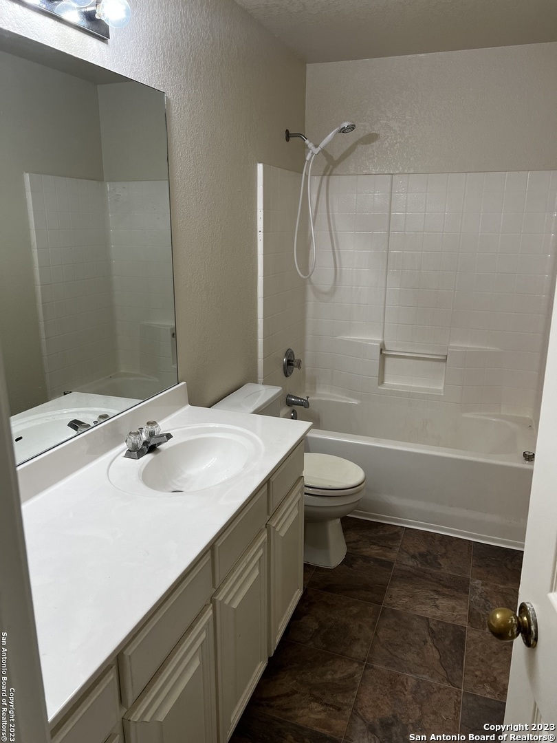 12610 Point Sound San Antonio, TX 78253 - Photo 23 of 39 a bathroom with a sink toilet tub and shower