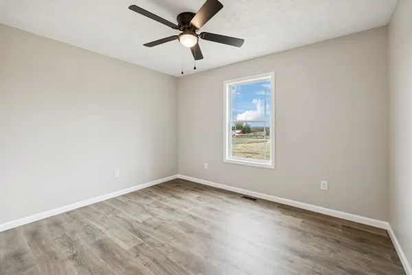 wooden floor in an empty room