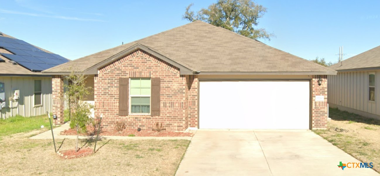 a view of a house with a outdoor space