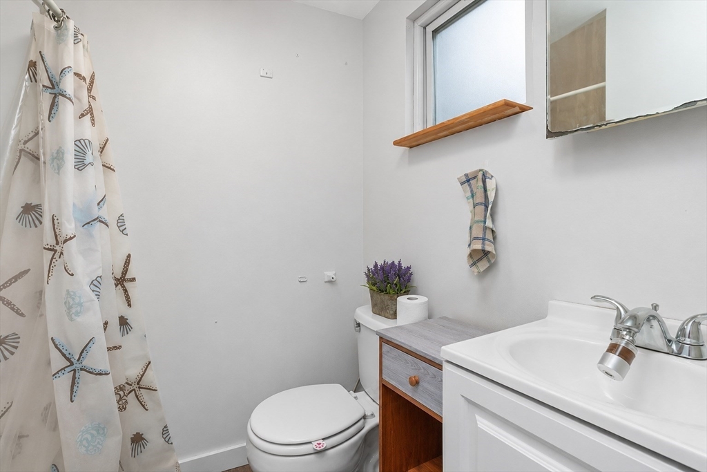 8 Colliston Road Boston, MA 02135 - Photo 11 of 40 a bathroom with a sink a toilet and a mirror