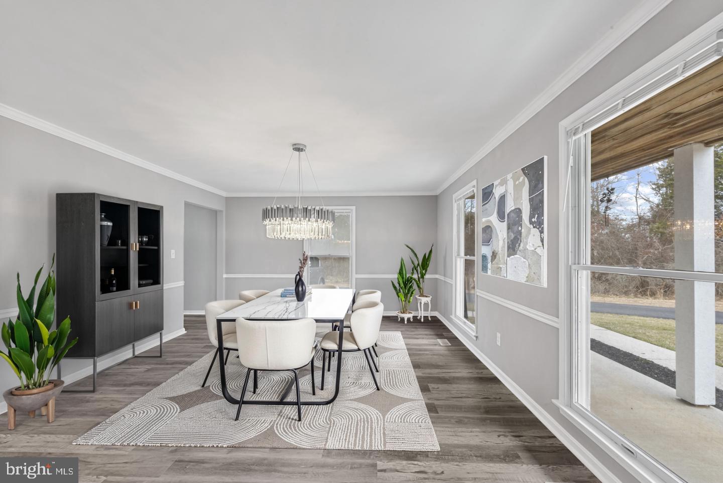 Virtual Rendition of Dining Room