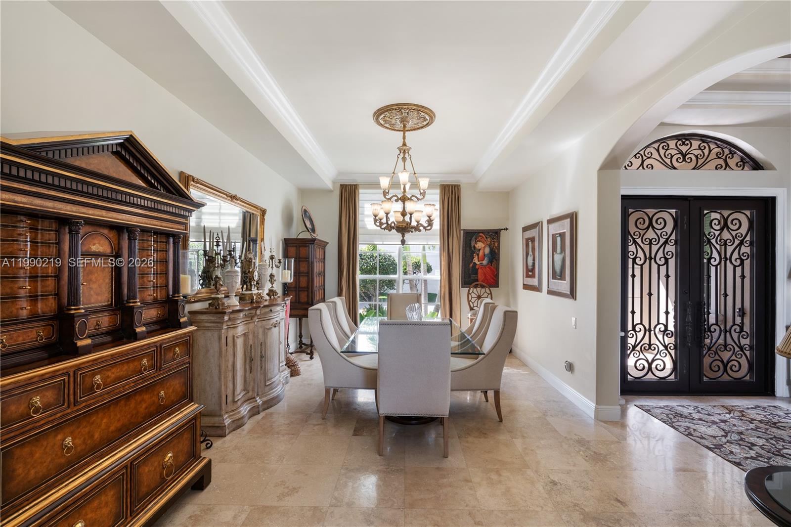 1495 Windjammer Way Hollywood, FL 33019 - Photo 11 of 48 a view of a dining room with furniture window and outside view
